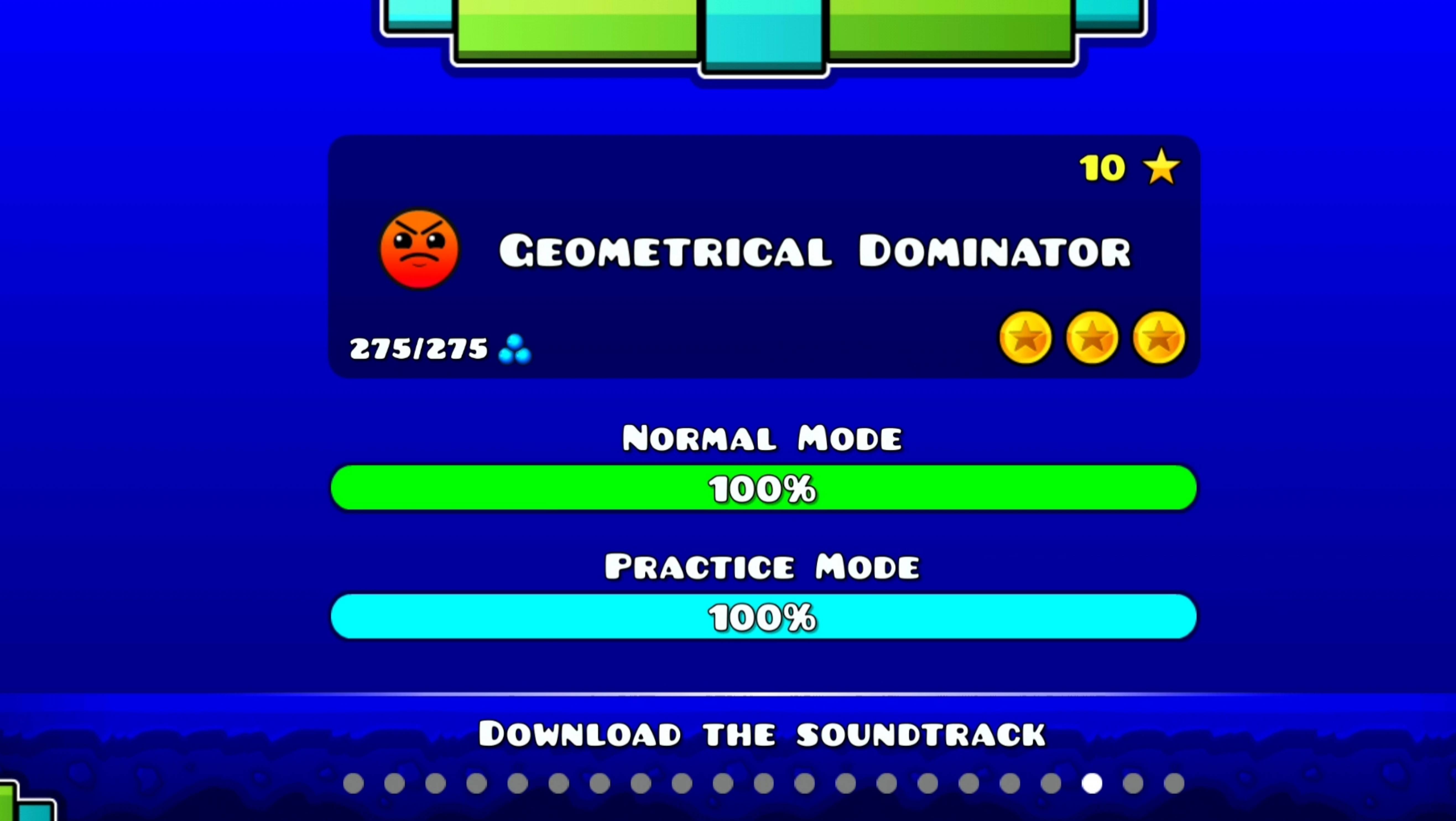 GEOMETRICAL DOMINATOR (хомяш) ГД. 
Прохождение на 3 монеты!