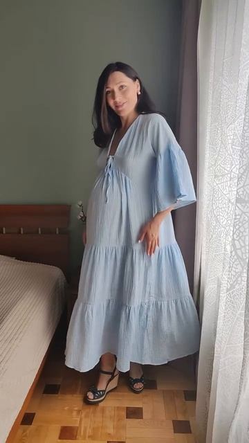 Платья на лето для беременных и тех, кто любит свободный крой