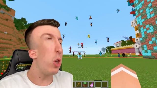 ВЛАДУС МАЙНКРАФТ 😱 Я затроллил друга ＊ЗАПРЕЩЁННЫМИ＊ читами на Соревновании в БИТВЕ ПОСТРОЕК Губка Б