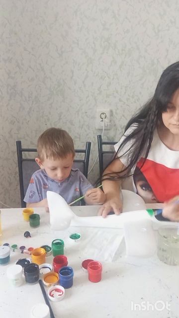 Поделки с детьми.Самолеты.