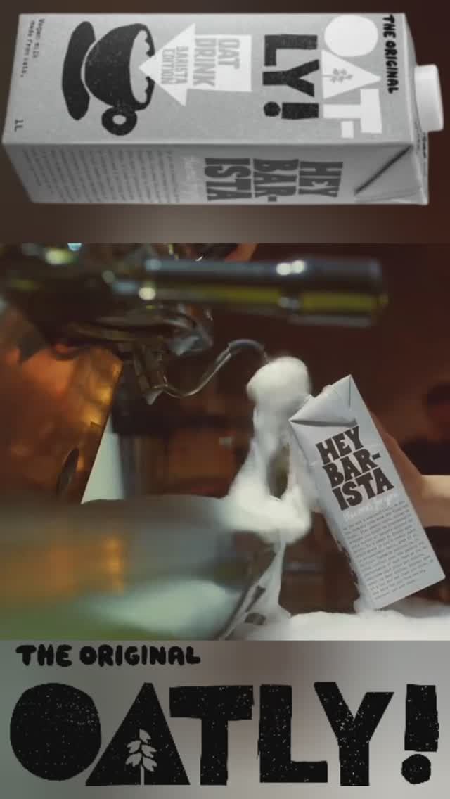 Овсяное молоко OATLY BARISTA очень пенаспособное овсяное молоко