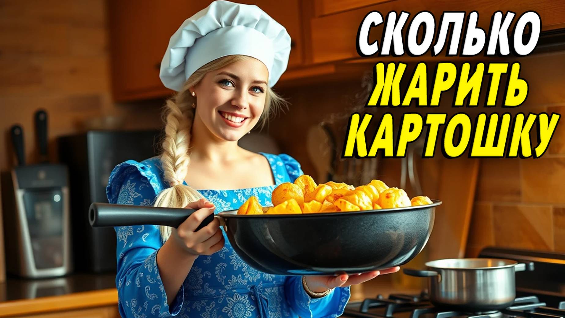 Сколько жарить картошку