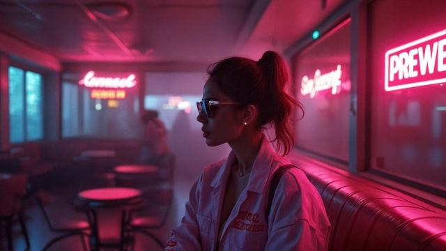 Ретровейв, ретро синтвейв, саксофон 4 часа 4К / Retro synthwave, retrowave with saxophone 4 hours