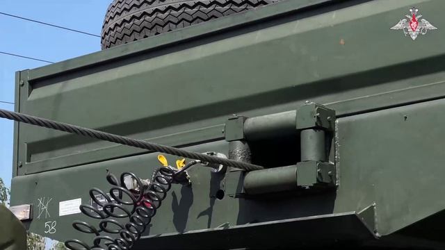 Боевая работа полка тяжелых многоосных тягачей группировки войск «Центр»