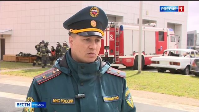 Завершился первый день смотра-конкурса на звание «Лучшее звено газодымозащитной службы»