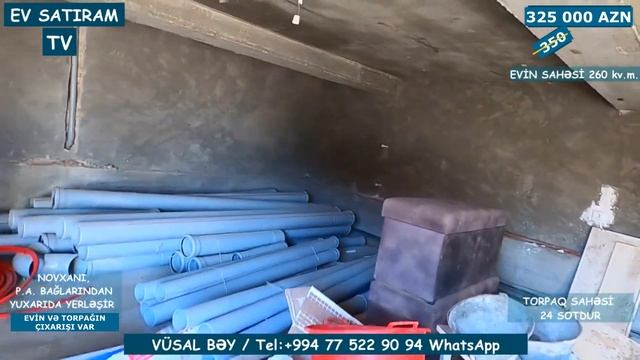 Novxanıda, 24 Sotda Hündür Ərazidə, 🏡Tamamlanmamış Ev Satılır / Недвижимост?