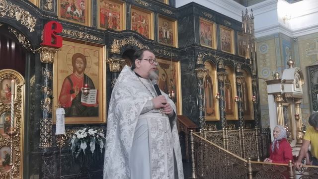 Проповедь иерея Константина Корепанова за Божественной литургией 29.05.2025