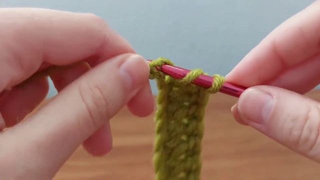 Столбик с накидом. Вязание крючком для начинающих. Double crochet. Crochet for beginners