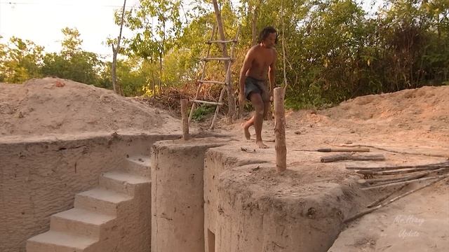 Building The Most Modern Underground Swimming Pool And Water Slide ( P1)