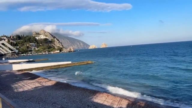 ГУРЗУФ🌴прогулка по Набережной.Крым Весной 2025г 🌴 (2)