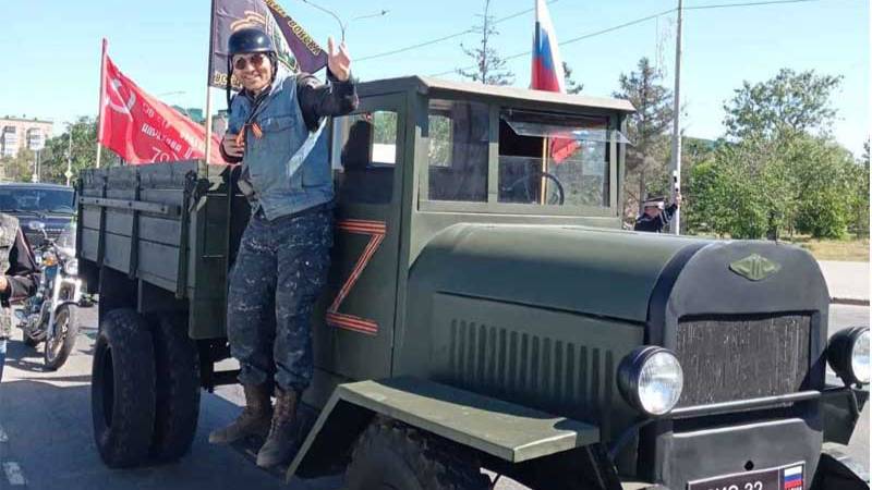 Автопробег военной ретротехники, посвященный Дню военного автомобилиста