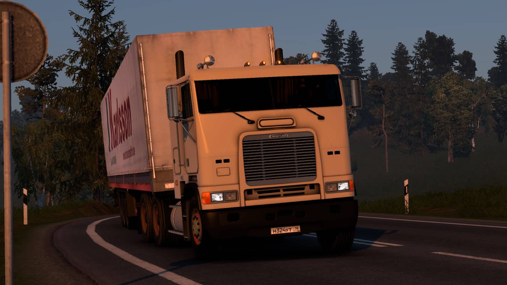 315 / ETS 2 1.53 / Русская сборка / Freightliner FLB / В Беларусь.