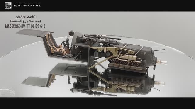 Messerschmitt Bf109 G-6 [Full Build Part 1] BORDER MODEL 1_35 - English subtitled version