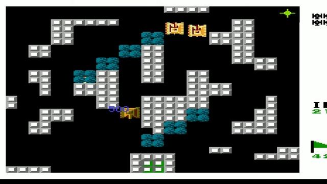 Battle City by Zergkerrigan (Battle City Hack) (NES, 1985) Уровень 42