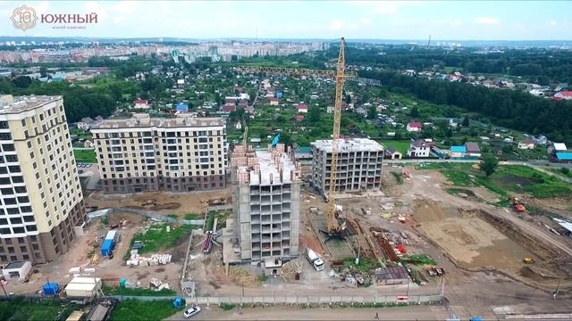 Аэросъемка ЖК "Южный". Июнь 2018 г. ИФК "Мера