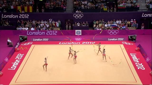 ОИ2012 сборная команда России в групповых упражнениях (?