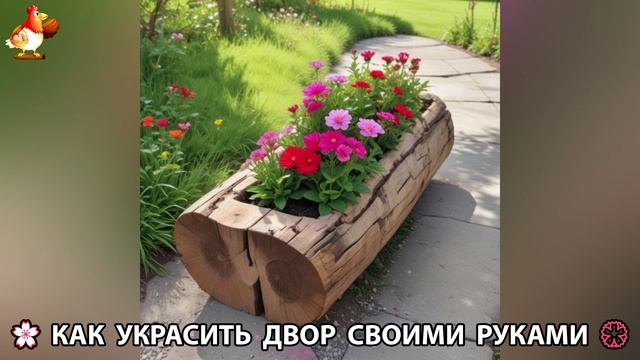 Как украсить двор дома фото идеи (558) 🏡 для дачи и сада своими руками 🌷🪻🌺💮