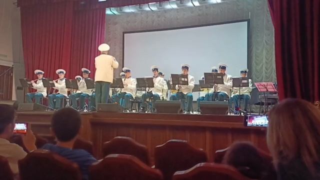 Отрывки концерта духового оркестра Музыкального кадетского корпуса СКГИИ. Нальчик, 28.05.2025