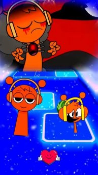 f0xWmR0VenY - Sprunki ep3 Zoonomaly theme song Tiles Hop #tileshopshorts #sprunki 1