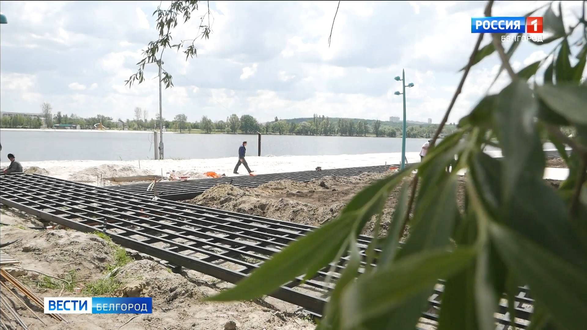 До конца ноября в Белгороде благоустроят правый берег центрального пляжа