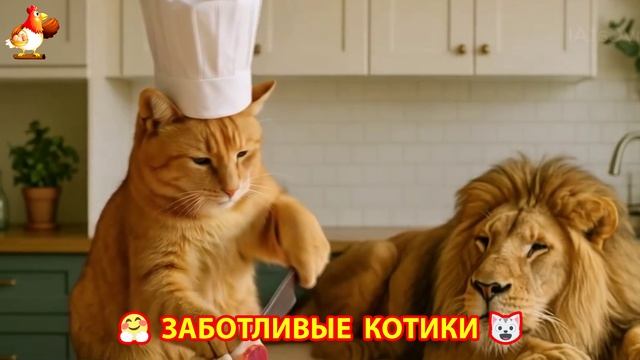 Заботливые котики спешат на помощь (41)