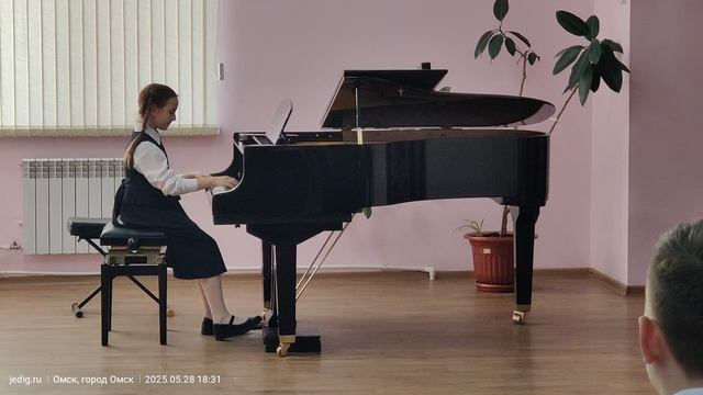 Вечер для родителей фортепианного отделения ДШИ 21 Омск 28 мая 2025