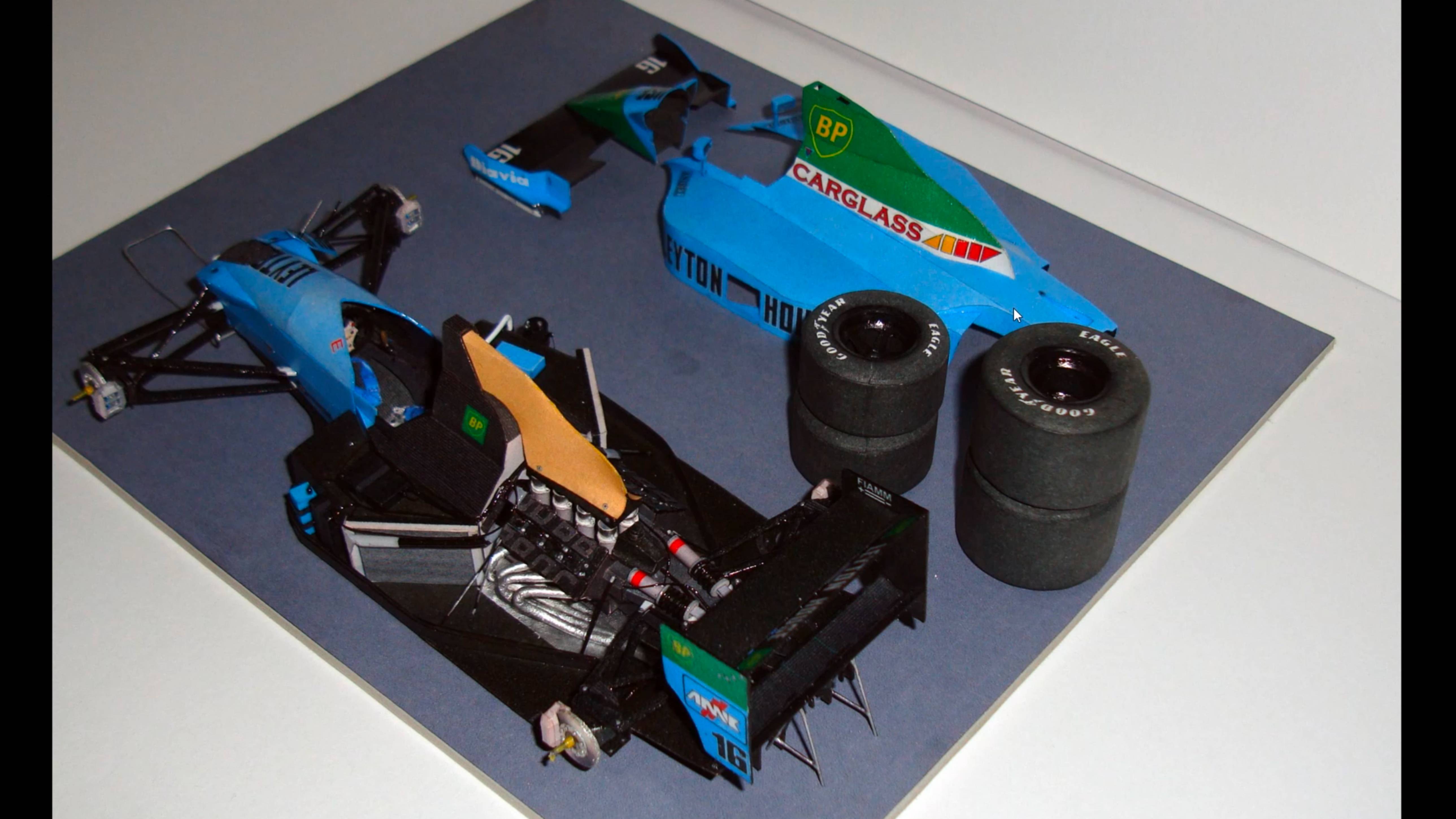 «Leyton House CG901» 1:24 от ′БМ′, единственный и пока не повторимый. Автор Алексей Овчинников.