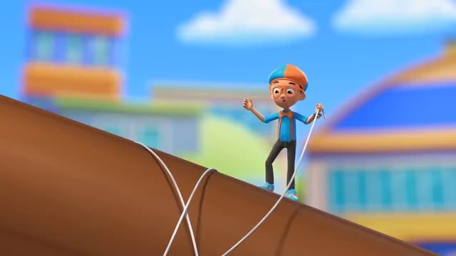 Блиппи (Blippi) - Слоны   Изучай этот мир вместе с Блиппи   Обучающие мультики для детей - Blippi Ru