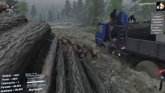 Spintires 03.03.16 streaming дальнобой на МАЗ-5434