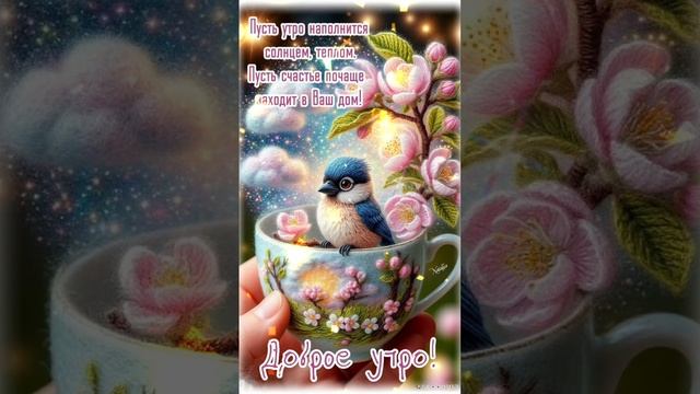Доброе утро💖 Пусть утро наполнится солнцем,теплом🌝💝