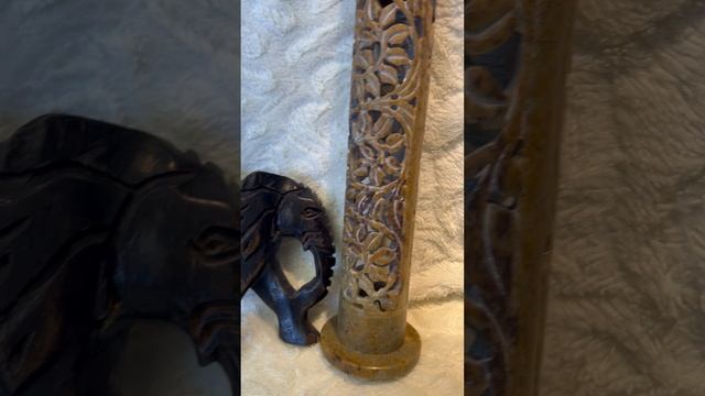 статуэтки подсвечники для благовоний камень монолит стеатит
