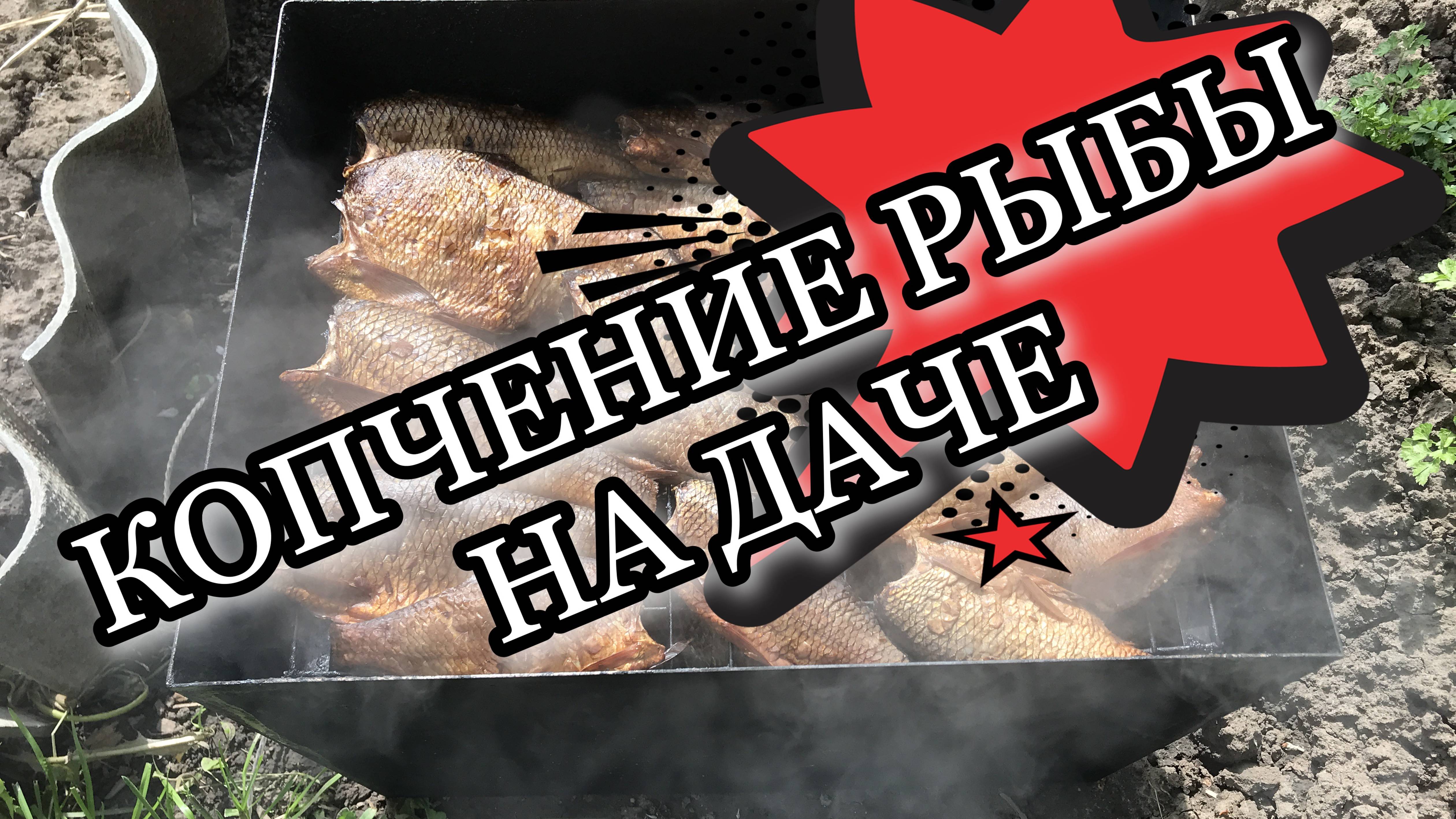 Копчение рыбы на даче.