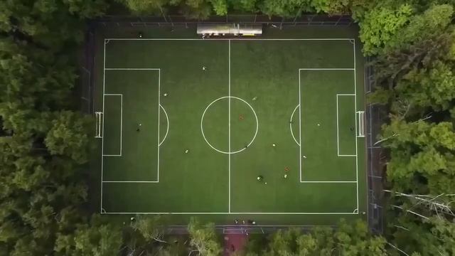 ⚽️ Самое красивое футбольное поле в Москве.