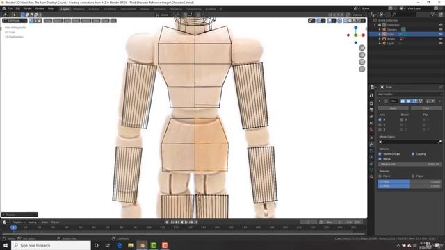 003 Modeling The Arms & Legs Part 2