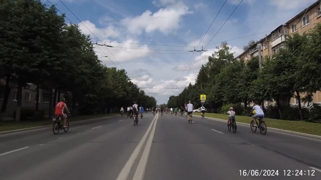 Велопарад 1 часть Эвелин 2024 Йошкар-Ола июнь 2024