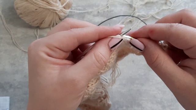 МК "Высокие полушерстяные сапожки " Узор спицами-часть 2