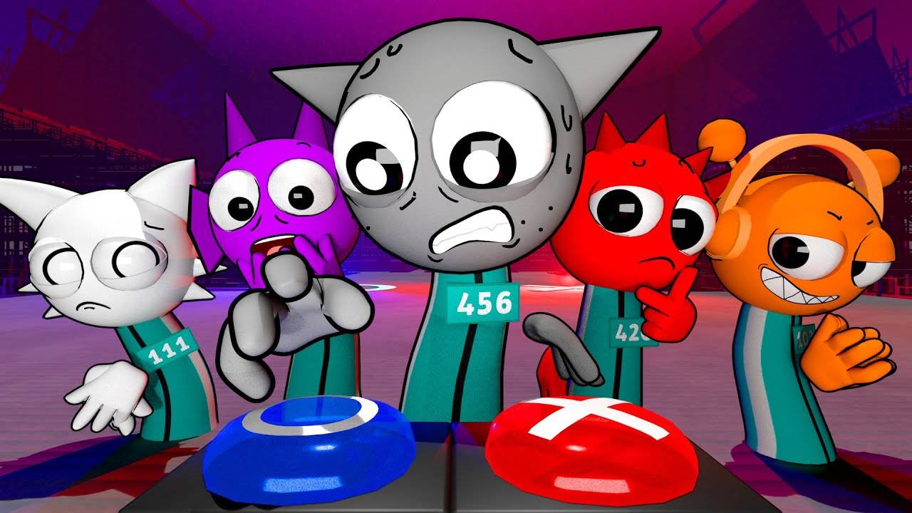 Суперсемейка Спрунки против. Игра с кальмаром — Это он! (Анимация)
