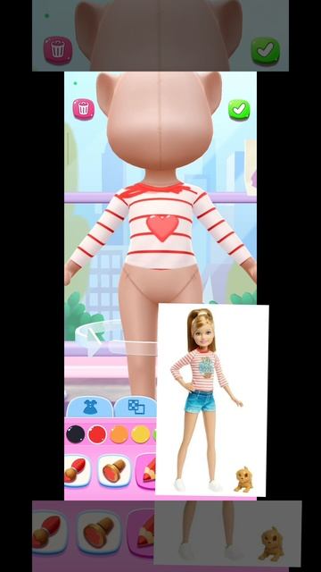 Анжела в образе Стейси #Barbie