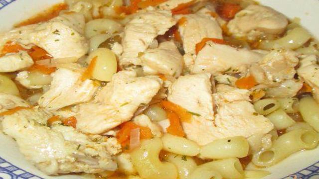 Подлива с курицей