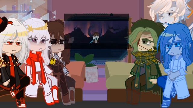 Реакция персонажейНП ИБ ИМ ГВ на Лололошку