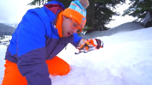 Блиппи (Blippi) - Блиппи едет на лыжный курорт!   Изучай этот мир вместе с Блиппи   Blippi Russian