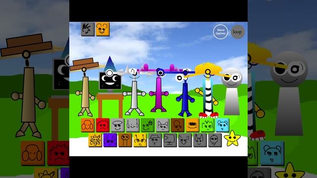 Sprunki 1996 Like Human [Part 3️⃣] (NORMAL) {ALL CHARACTERS & PHASES}  🏪🏬 #sprunki #meme #memes