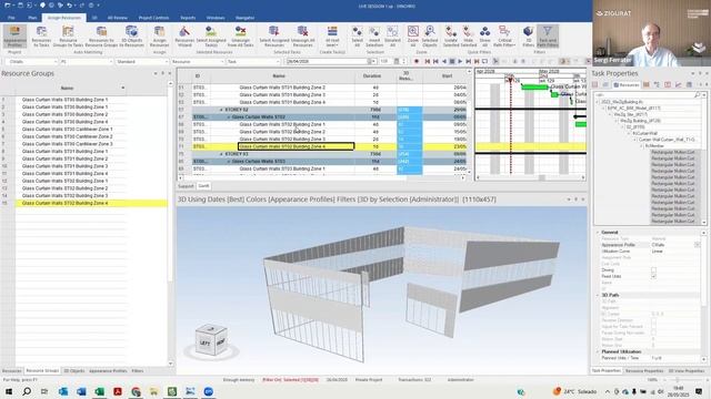 M8U2  Live Session 2  basic 4D linking process with the use of BIM models II