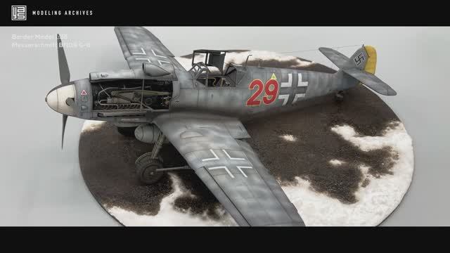 Messerschmitt Bf109 G-6 [Full Build Part 4] BORDER MODEL 1_35 - English subtitled version