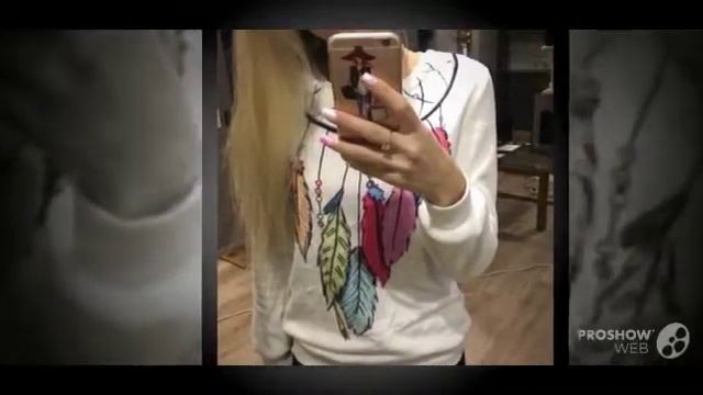 Одежда с AliExpress - женский свитер с принтом
