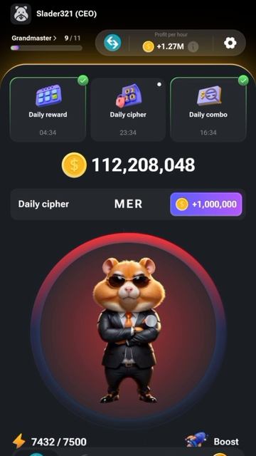 14-15 ИЮЛЯ КОД НА 1 МИЛЛИОН МОНЕТ В ХАМСТЕР КОМБАТ 🐹 #HAMSTER KOMBAT