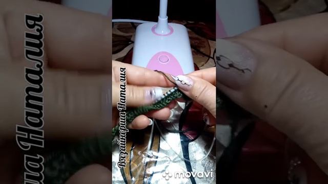 Красивый узор спицами"снежинки"