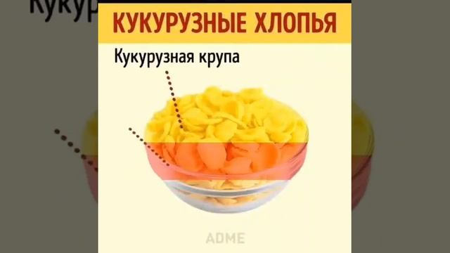 Состав продуктов, которые мы едим