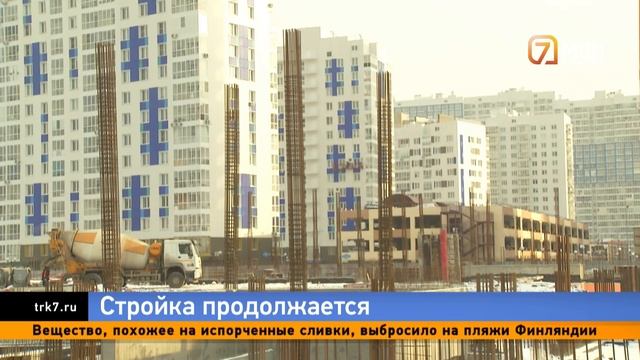 В Красноярске достравивают фундамент школы в Тихих Зо