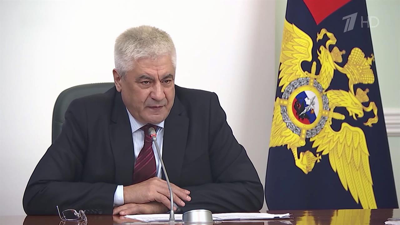 Глава МВД Владимир Колокольцев пообщался с детьми, которые стали героями
